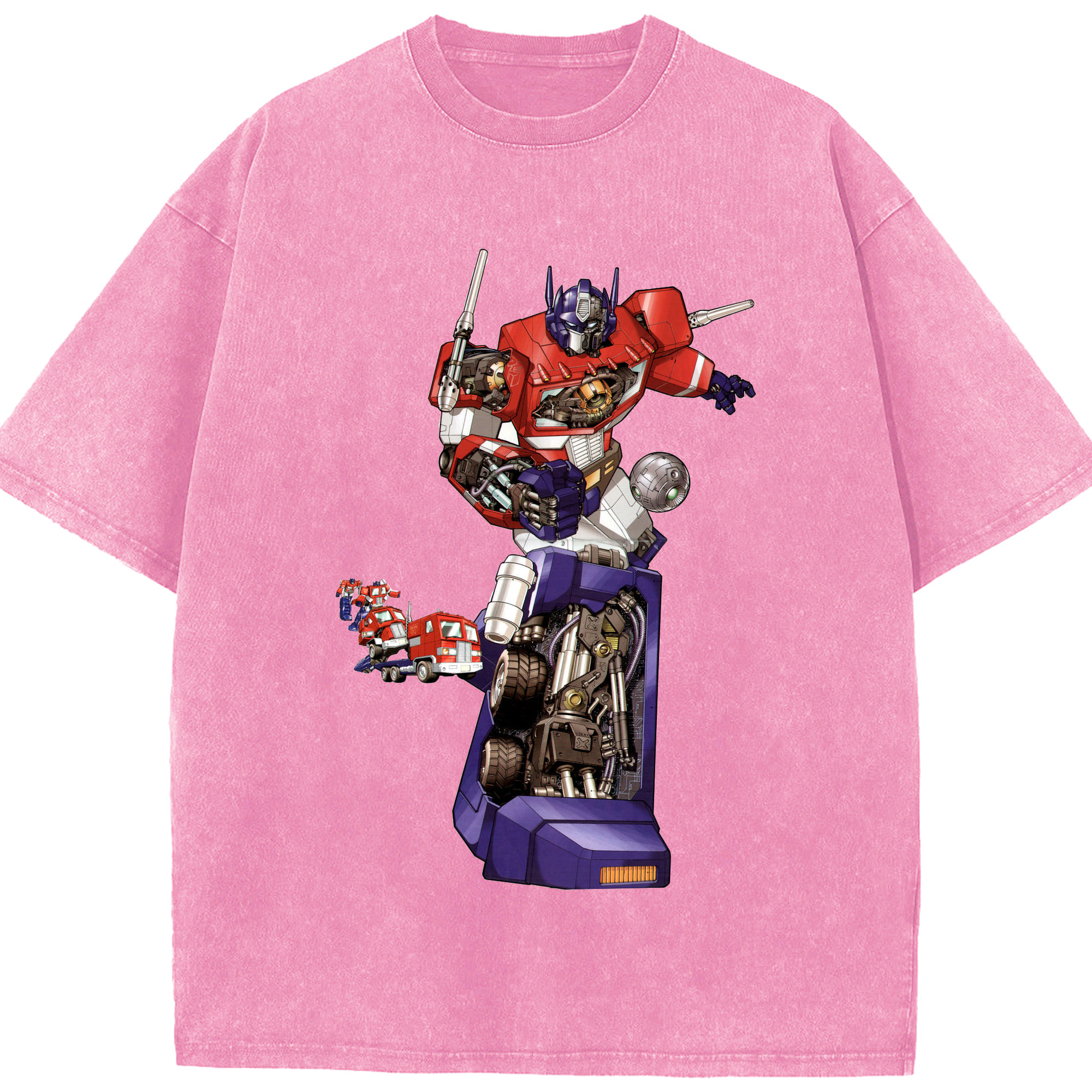 （画像用）  綿100% ヴィンテージ風 半袖Tシャツ（フロントプリント）
